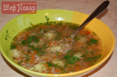 Гречневый суп рецепт