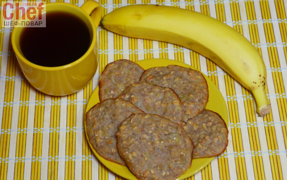 Овсяно-банановое печенье