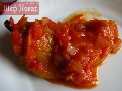Перец с томатным соусом
