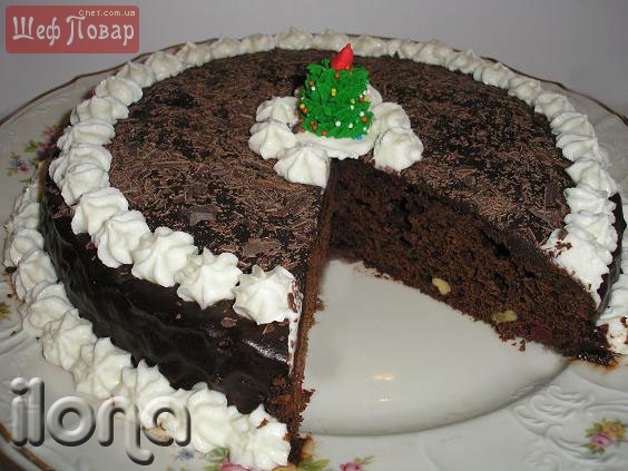 Шоколадный-шоколадный торт