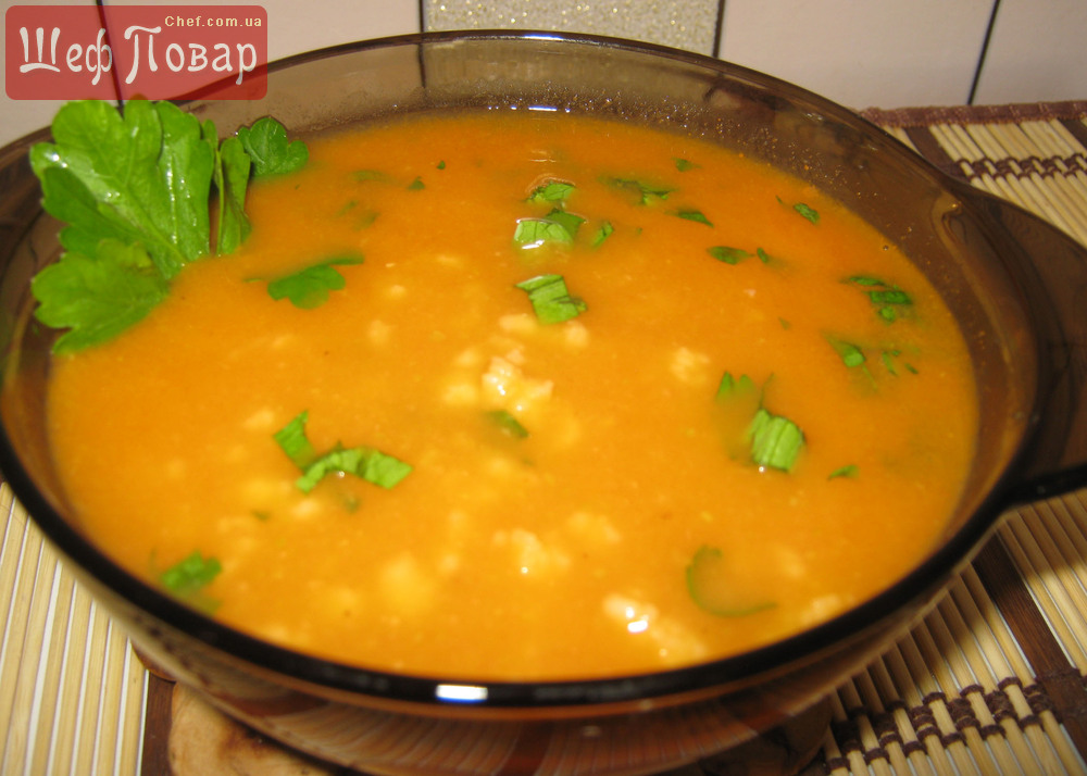 Помидорно-кабачковый суп-пюре