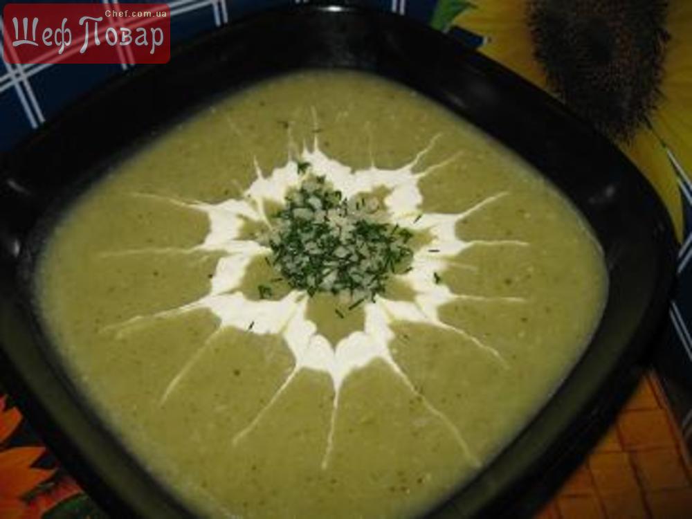 Суп-пюре из риса и брокколи