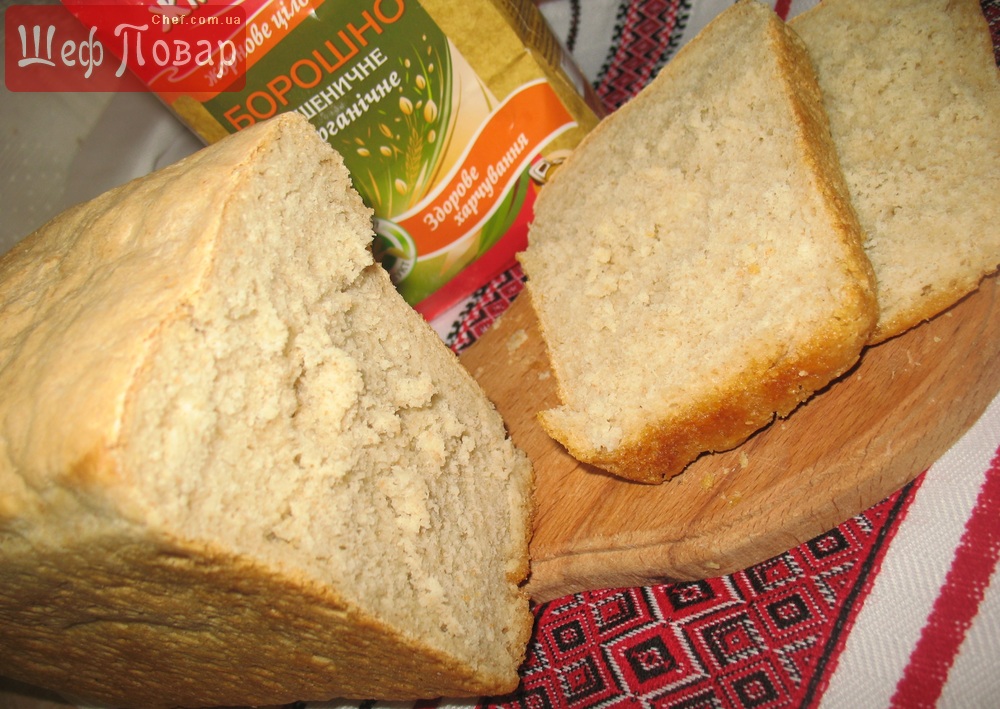 Домашний хлеб из двух видов муки