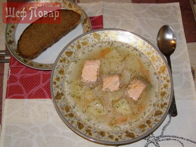 лососевый суп