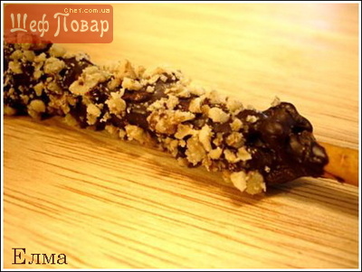 шоколадно-ореховая соломка