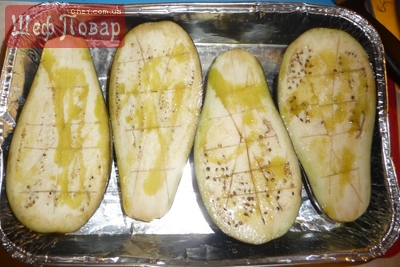 Баклажаны черные внутри