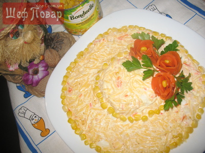 Салат Дамская шляпка