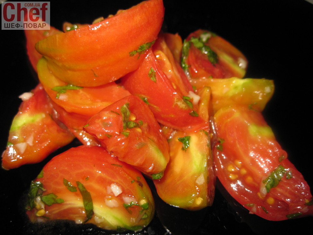 Швидкі мариновані помідори холодним способом