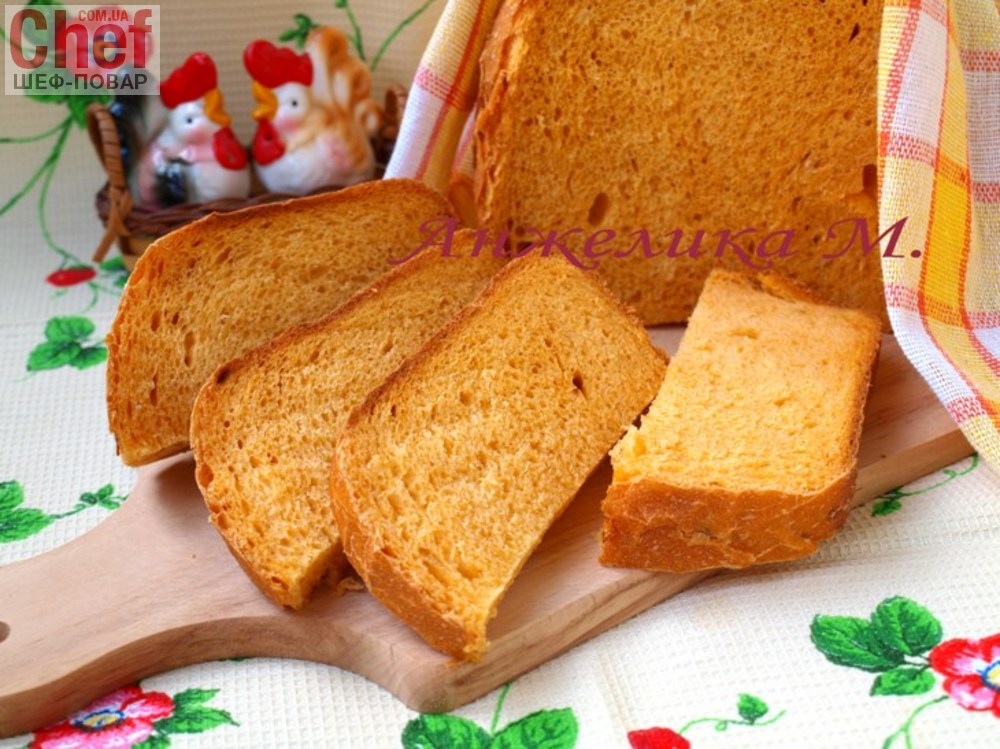 Хлеб с паприкой и луком в хлебопечке