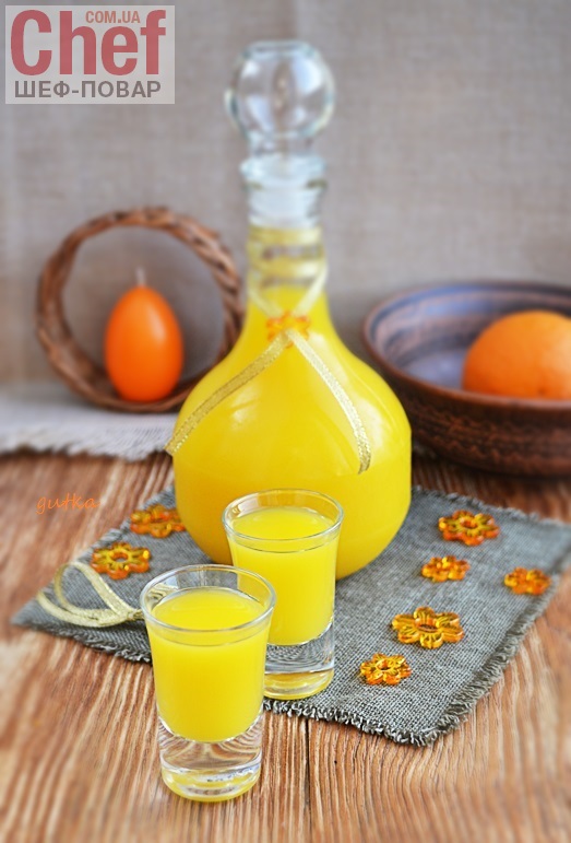 Апельсинова настоянка з медом та імбирем