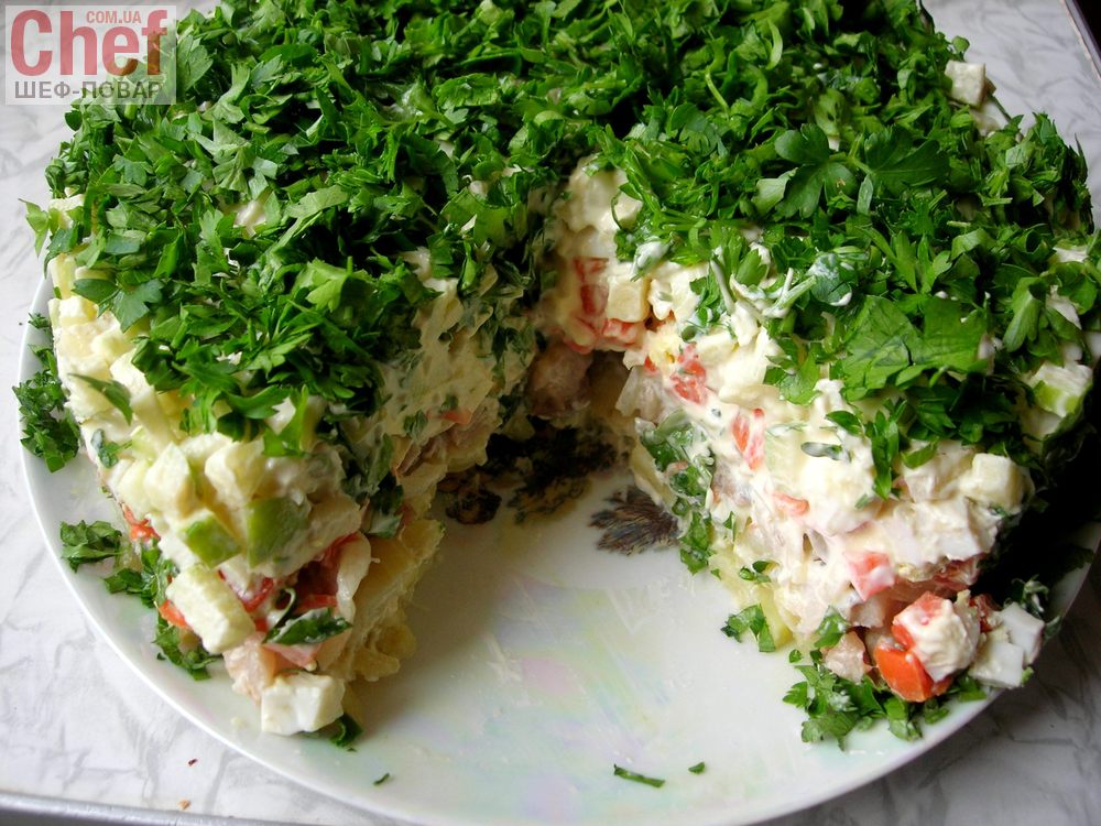 Вкусный салат с селедкой рецепты на сайте Поваров