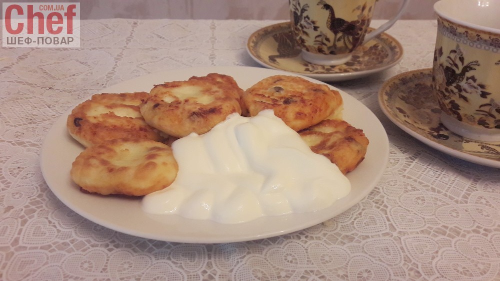 Сырники с изюмом