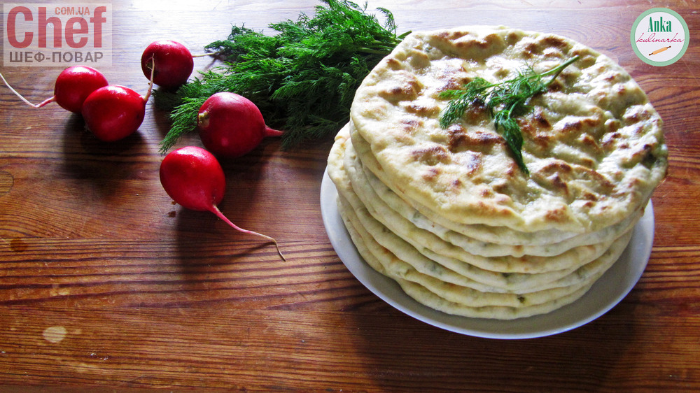 ЛЕПЁШКИ с сыром и зеленью. Сытно, вкусно и легко!