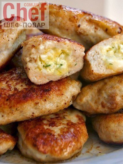 Котлеты с очень вкусной начинкой!