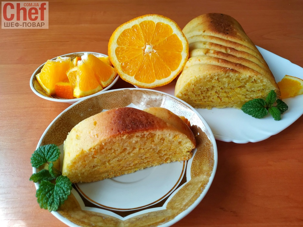 Апельсиновый домашний кекс (экономно и просто)