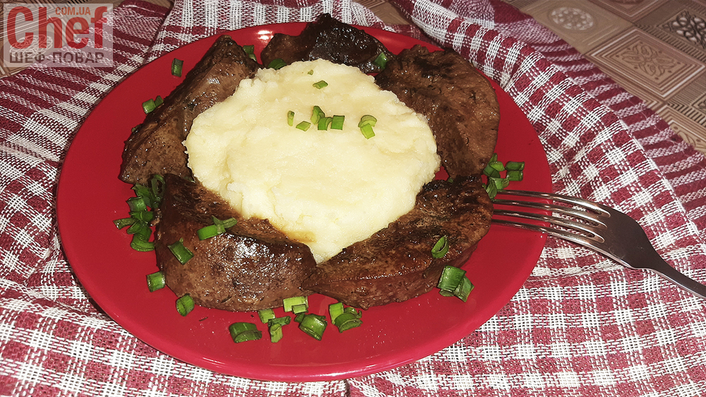 Печень в пряной медовой глазури