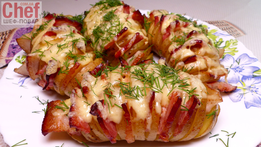 Картошка-гармошка в духовке