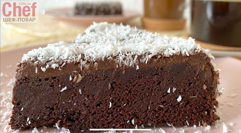 Шоколадный торт без муки, сахара, глютена