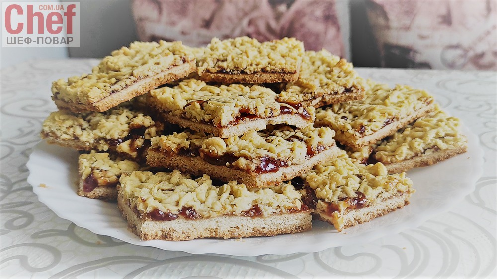 Тертый Пирог с вареньем. Вкусно и Быстро .